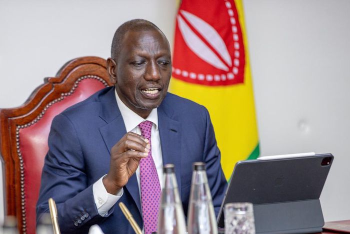 President William Ruto chairing a Cabinet meeting on July 18, 2023