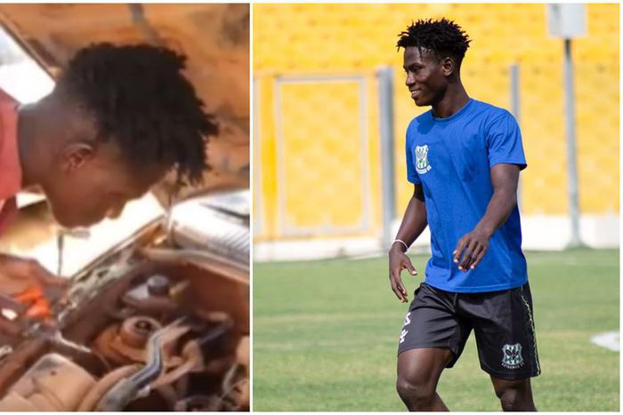 Dauda Seidu: Meet the Ghana Premier League player who doubles as mechanic