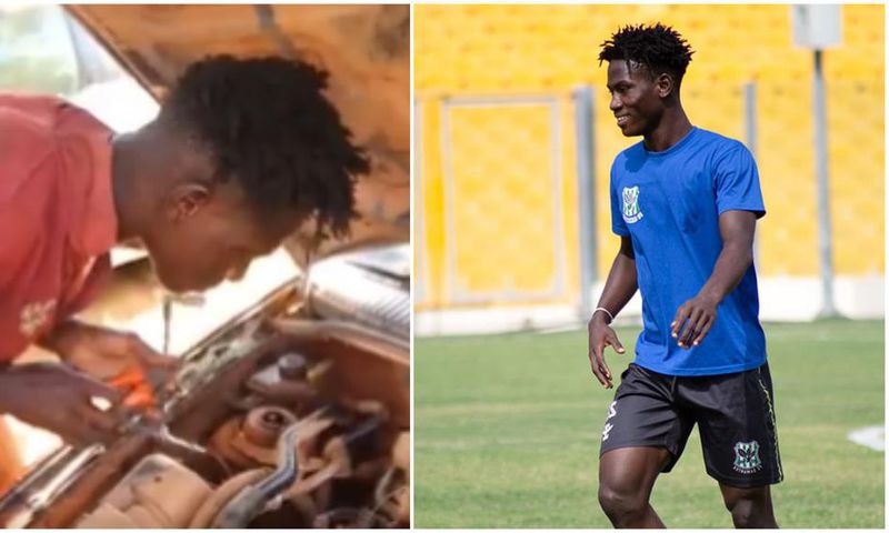 Dauda Seidu: Meet the Ghana Premier League player who doubles as mechanic