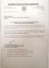 Letter from GES
