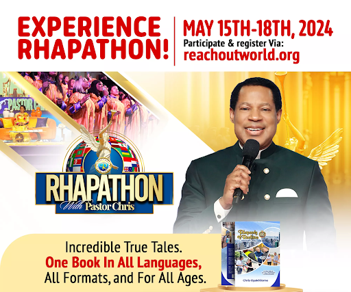 Excitement as Christ Embassy announces date for 2024 edition of Rhapathon with Pastor Chris