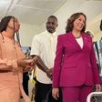 Kamala Harris meets Idris Elba, Black Sherif as if she tours Accra's creative studios