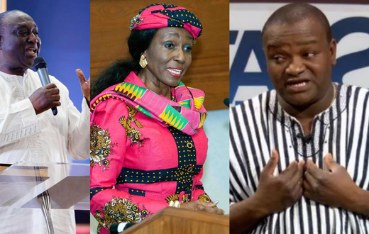 Alan Kyerematen, Nana Konadu Agyeman Rawlings and Hassan Ayariga