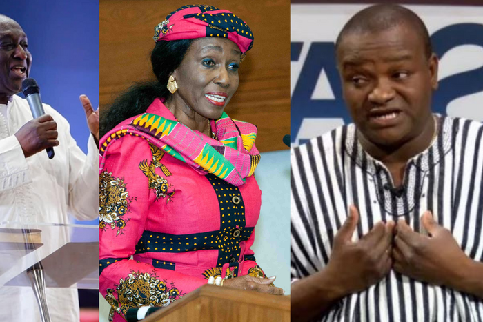 Alan Kyerematen, Nana Konadu Agyeman Rawlings and Hassan Ayariga