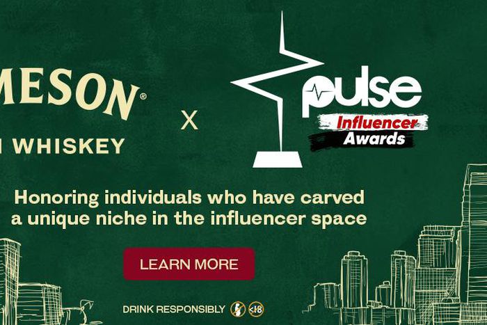 Nominees party for Pulse Influencer Awards set for September 7;powered by Jameson