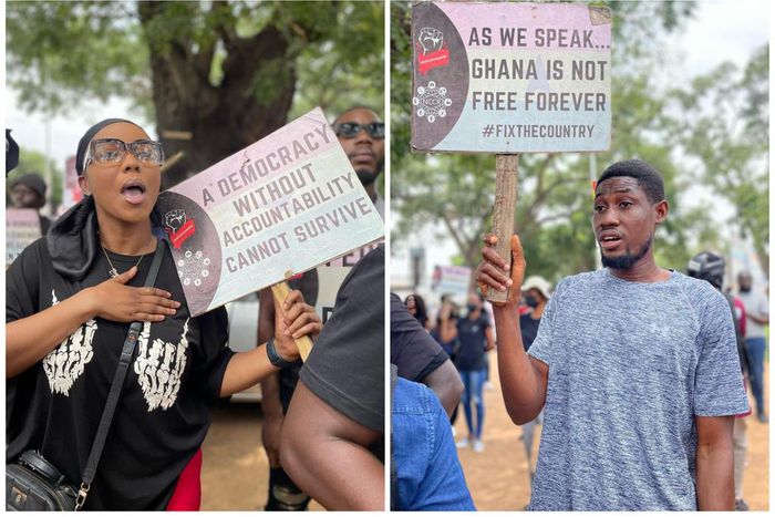 ‘As we speak, Ghana is a crime scene’ – Protesters drum home message to Gov’t