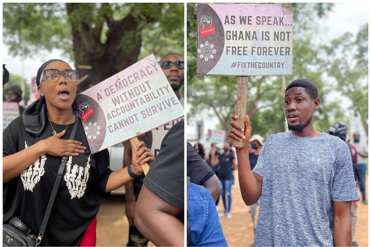 ‘As we speak, Ghana is a crime scene’ – Protesters drum home message to Gov’t