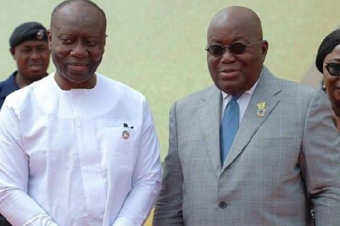 President Akufo-Addo and Ghana's Finance Minister, Ken Ofori Atta
