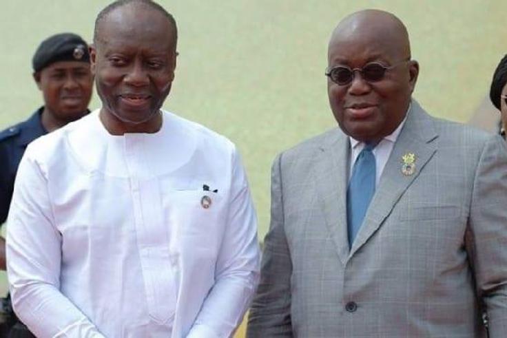 President Akufo-Addo and Ghana's Finance Minister, Ken Ofori Atta
