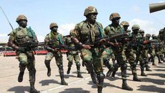 File photo: Ghanaian soldiers