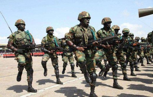 File photo: Ghanaian soldiers