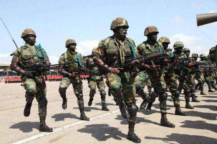 File photo: Ghanaian soldiers