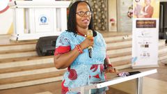 Mrs Korsi-Agordo addreses the Conference