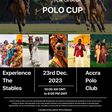 A charity polo game event for educational empowerment
