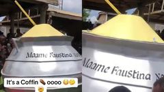 Kenkey pot coffin causes uproar on social media