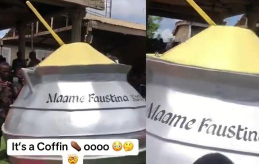 Kenkey pot coffin causes uproar on social media
