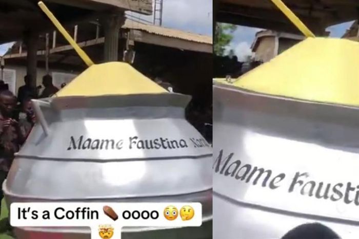 Kenkey pot coffin causes uproar on social media