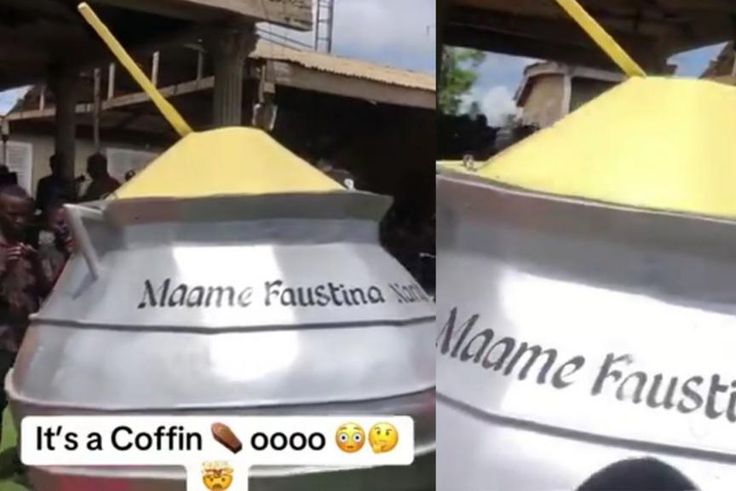 Kenkey pot coffin causes uproar on social media