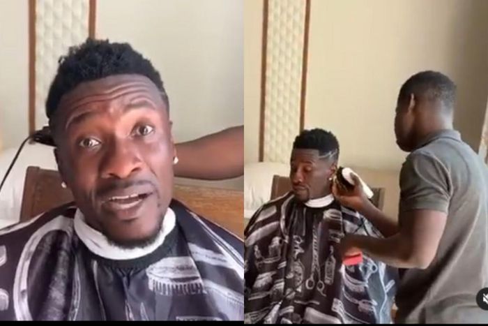 Asamoah Gyan: Ex-Black Stars captain shares skit starring Kwabena Owusu (Video)