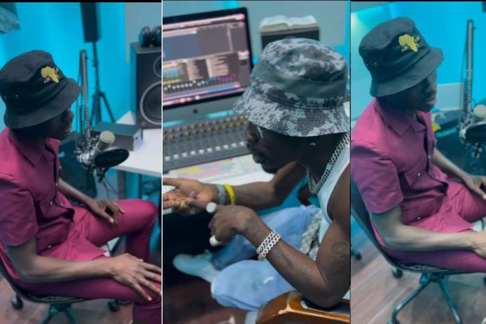 Shatta Wale schools Michael Blackson