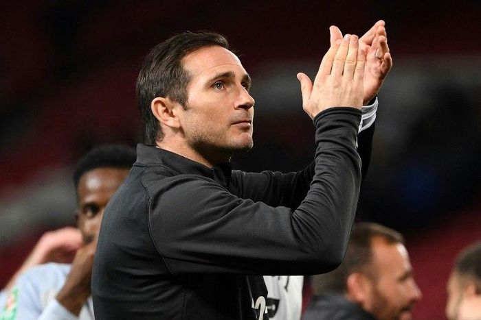 Derby manager Frank Lampard oversaw victory against Manchester United in the League Cup third round
