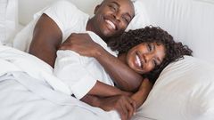 Couple in bed
