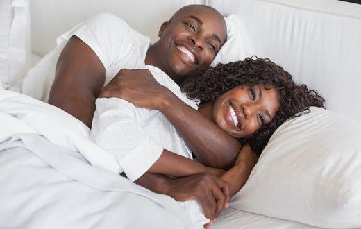 Couple in bed
