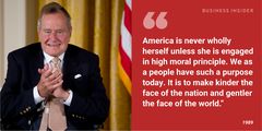 14 of George H.W. Bush's most presidential quotes