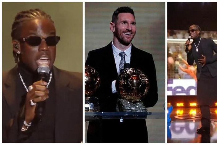 Video: Watch Rema’s thrilling performance at 2023 Ballon d’Or ceremony