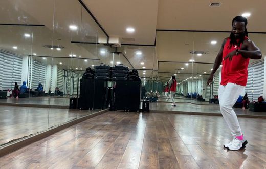 Maestro Milord teaches his students the art of dancing