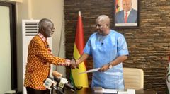 Papa Kwesi Nduom and John Mahama