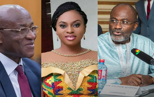 Osei Kyei-Mensah-Bonsu, Sarah Adwoa Safo and Kennedy Agyapong