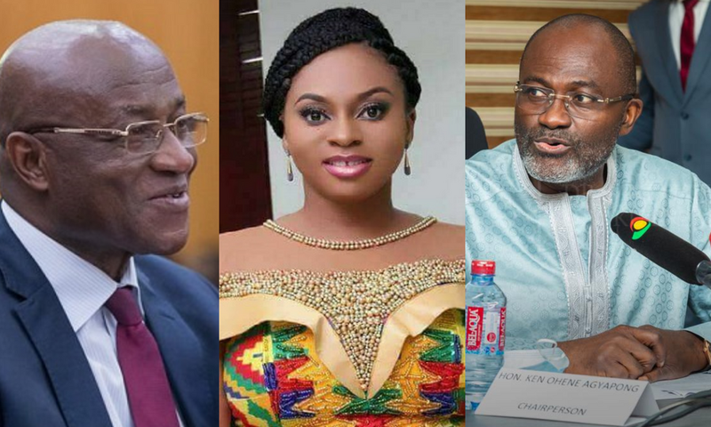 Osei Kyei-Mensah-Bonsu, Sarah Adwoa Safo and Kennedy Agyapong