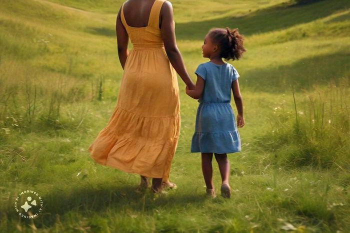 Black mother and child [Generated by Meta AI]