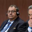 Accused in 2015 of joining a criminal conspiracy to commit a crime, two counts of conspiracy to commit bank fraud and conspiracy to launder money, Rafael Salguero (l) pleaded guilty to the four counts and is under house arrest in the United States