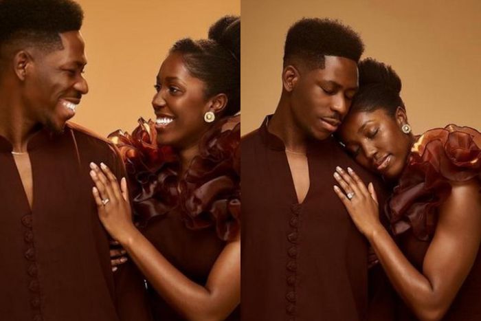 Moses Bliss and fiancée