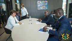 Kristalina Georgieva with Nana Addo