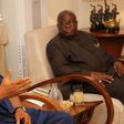 Franklin Cudjoe with Nana Addo