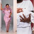 Tracey Boakye outfits for her 3rd child's christening