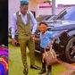 Shatta Wale, Michy and their son Majesty