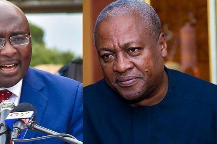 Vice President, Dr Mahamudu Bawumia and John Mahama