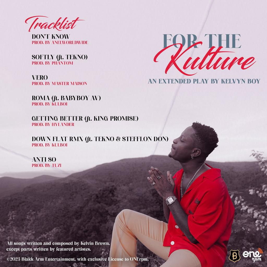 Kelvyn Boy releases earworm-packed EP 'For the Kulture'
