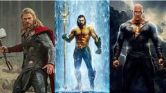 Thor, Aquaman and Black Adam