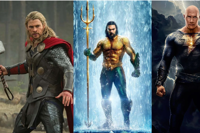 Thor, Aquaman and Black Adam