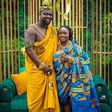 Eddie Nartey and his wife