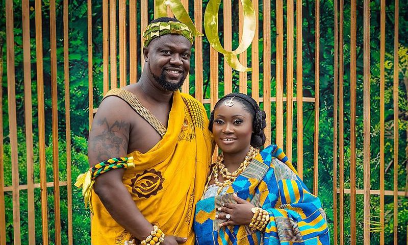 Eddie Nartey and his wife