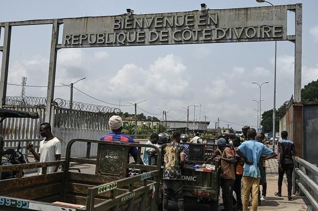 Côte D'Ivoire border