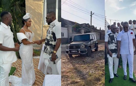 Video: How Kwame Despite and friends stormed Agyemang-Badu’s wedding thanksgiving