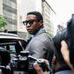 Jonathan Majors, looks backs at reporters while leaving Manhattan Criminal court after a pre-trial hearing in August 2023.Alexi Rosenfeld/Getty Images