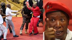 Julius Malema, 5 other EFF MPs suspended from South Africa’s parliament without pay